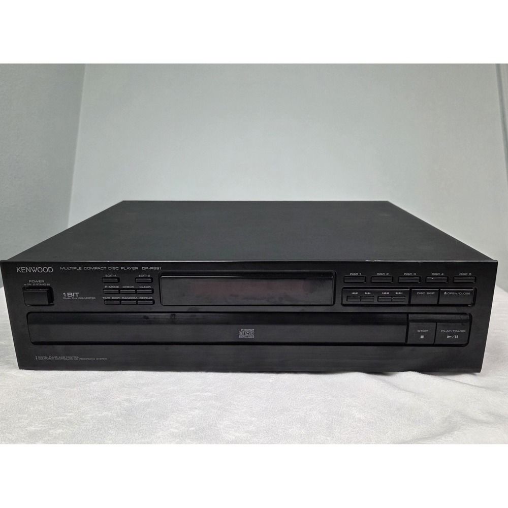 Kenwood DP-R891 5 Disc CD Player Compact Disc Player - No Remote - Works